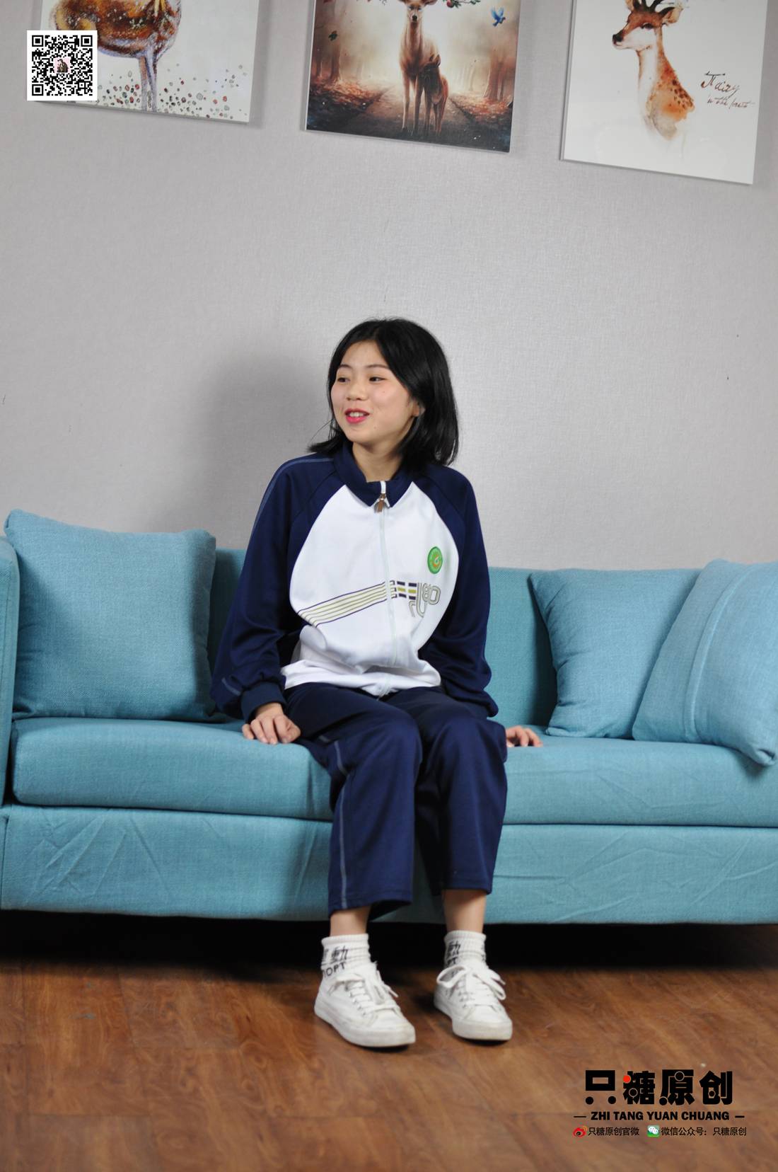 图片[128]-[只糖棉袜] NO.003 嘉欣－运动风白棉袜 在线浏览 – 速更版-美库