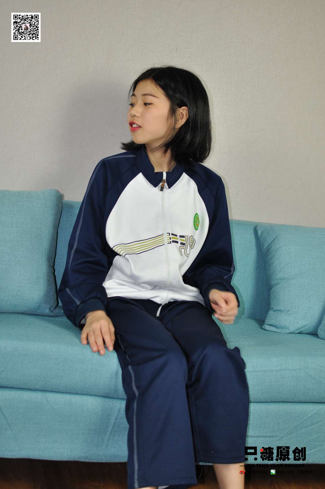 图片[161]-[只糖棉袜] NO.003 嘉欣－运动风白棉袜 在线浏览 – 速更版-美库