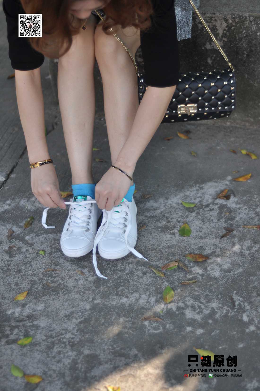 图片[51]-[只糖棉袜] NO.008 婷婷－小白鞋里的一抹蓝 在线浏览 – 速更版-美库