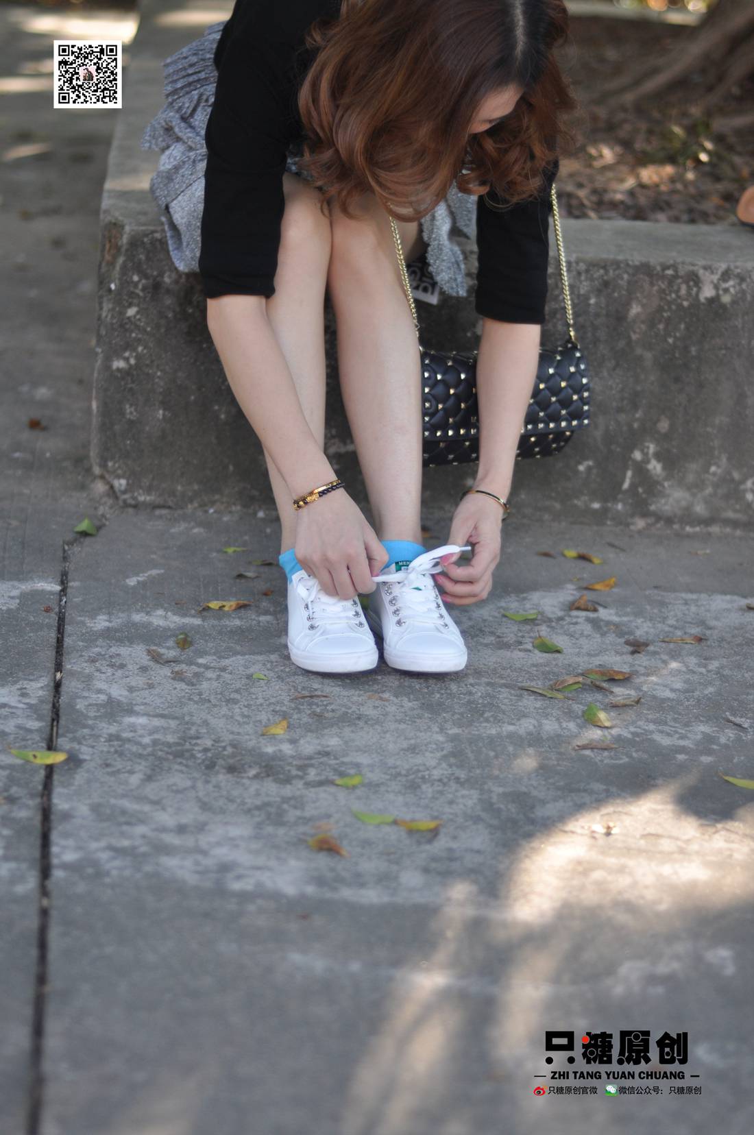 图片[167]-[只糖棉袜] NO.008 婷婷－小白鞋里的一抹蓝 在线浏览 – 速更版-美库
