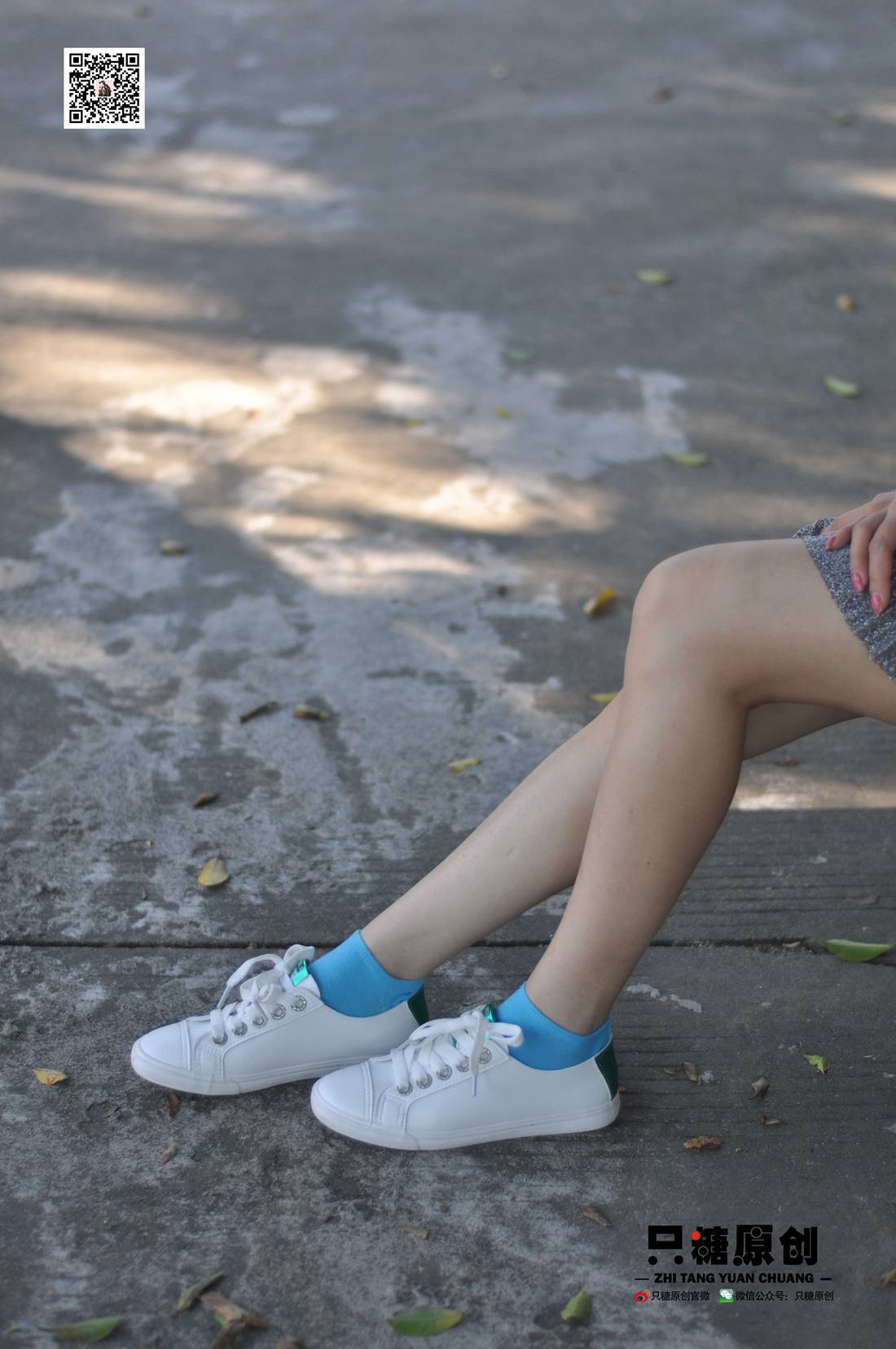 图片[73]-[只糖棉袜] NO.008 婷婷－小白鞋里的一抹蓝 在线浏览 – 速更版-美库
