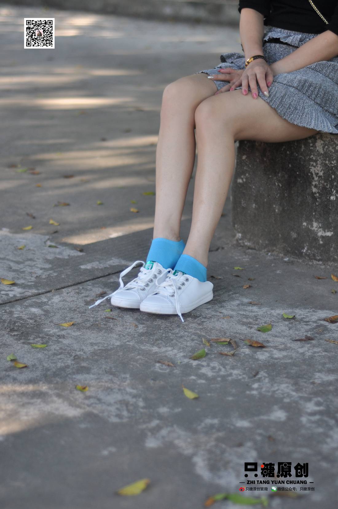 图片[127]-[只糖棉袜] NO.008 婷婷－小白鞋里的一抹蓝 在线浏览 – 速更版-美库