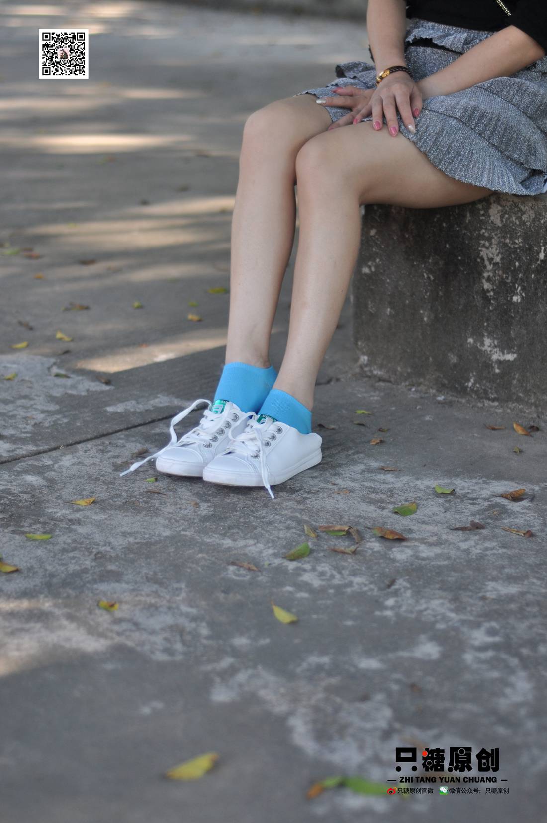 图片[138]-[只糖棉袜] NO.008 婷婷－小白鞋里的一抹蓝 在线浏览 – 速更版-美库