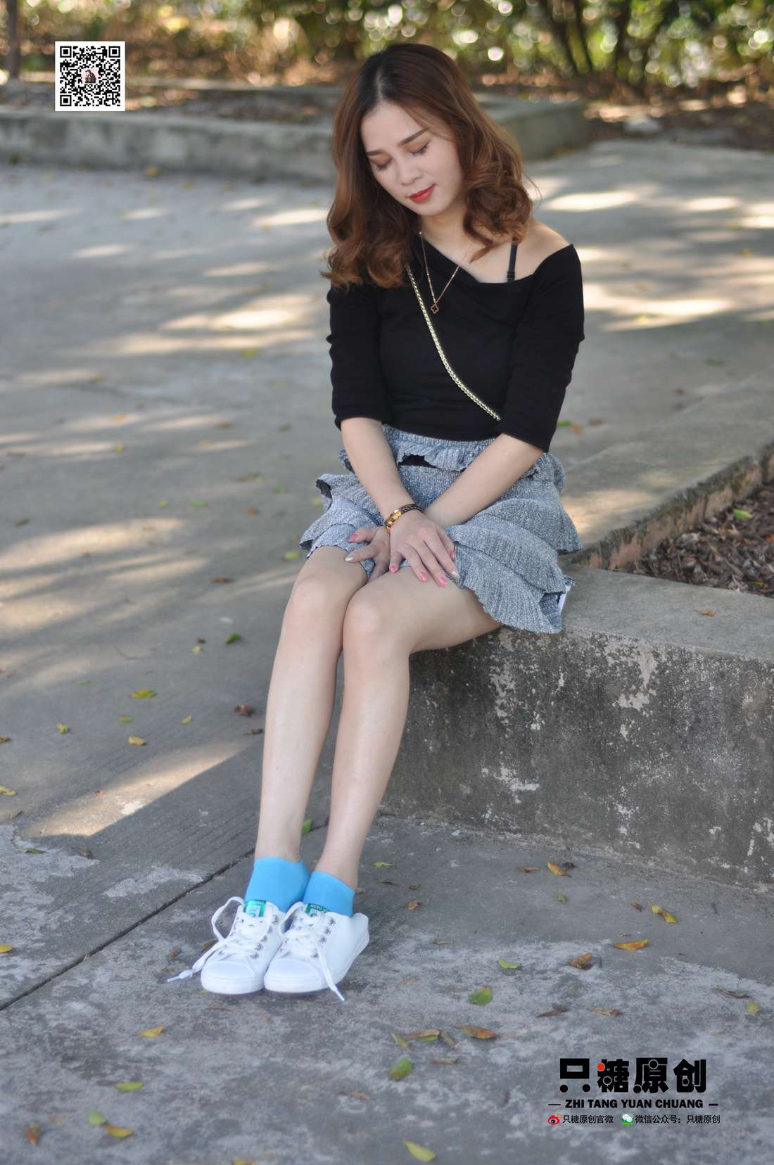 图片[125]-[只糖棉袜] NO.008 婷婷－小白鞋里的一抹蓝 在线浏览 – 速更版-美库