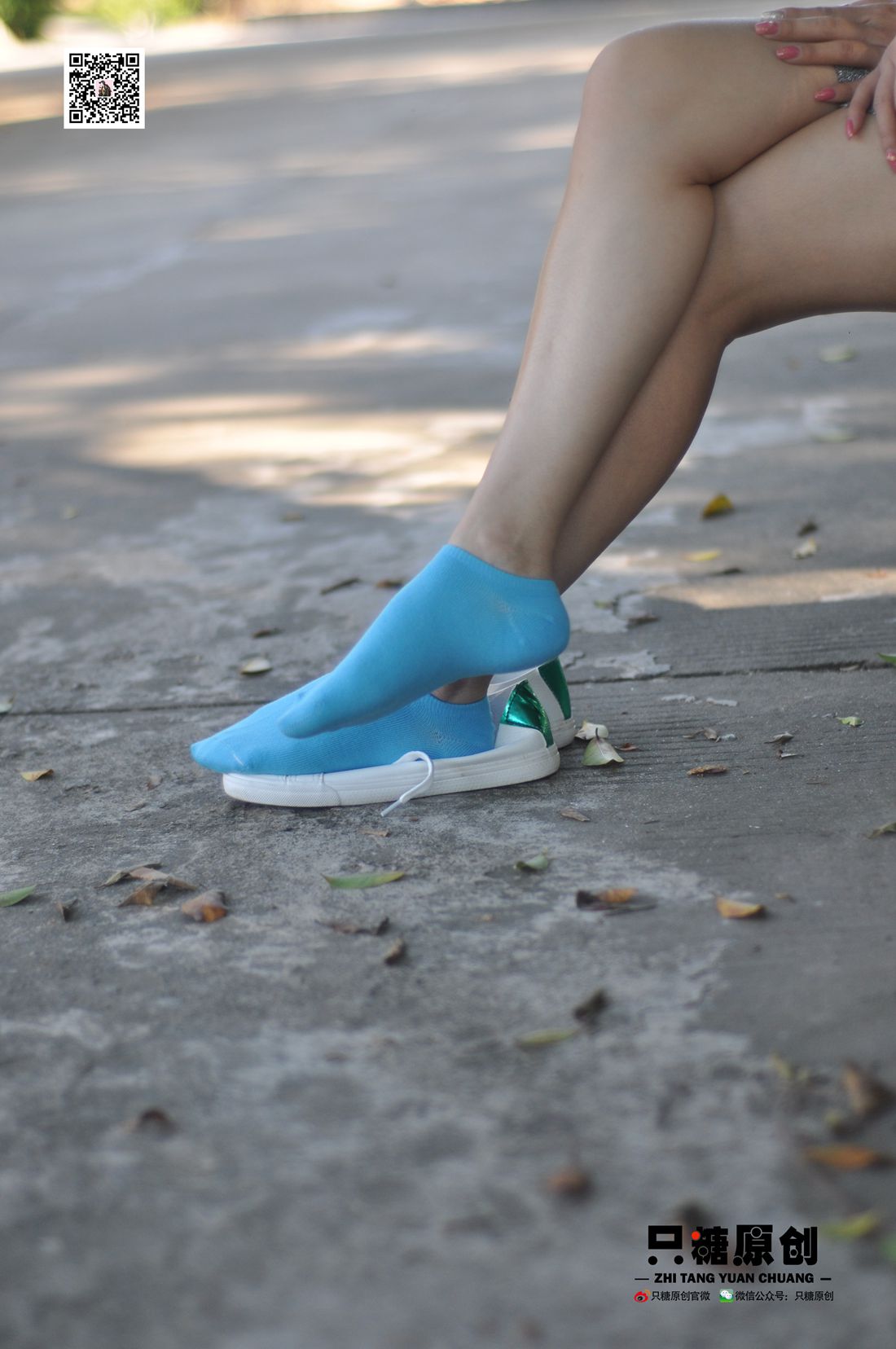 图片[93]-[只糖棉袜] NO.008 婷婷－小白鞋里的一抹蓝 在线浏览 – 速更版-美库