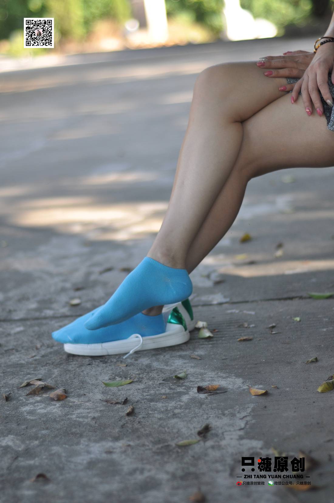 图片[92]-[只糖棉袜] NO.008 婷婷－小白鞋里的一抹蓝 在线浏览 – 速更版-美库
