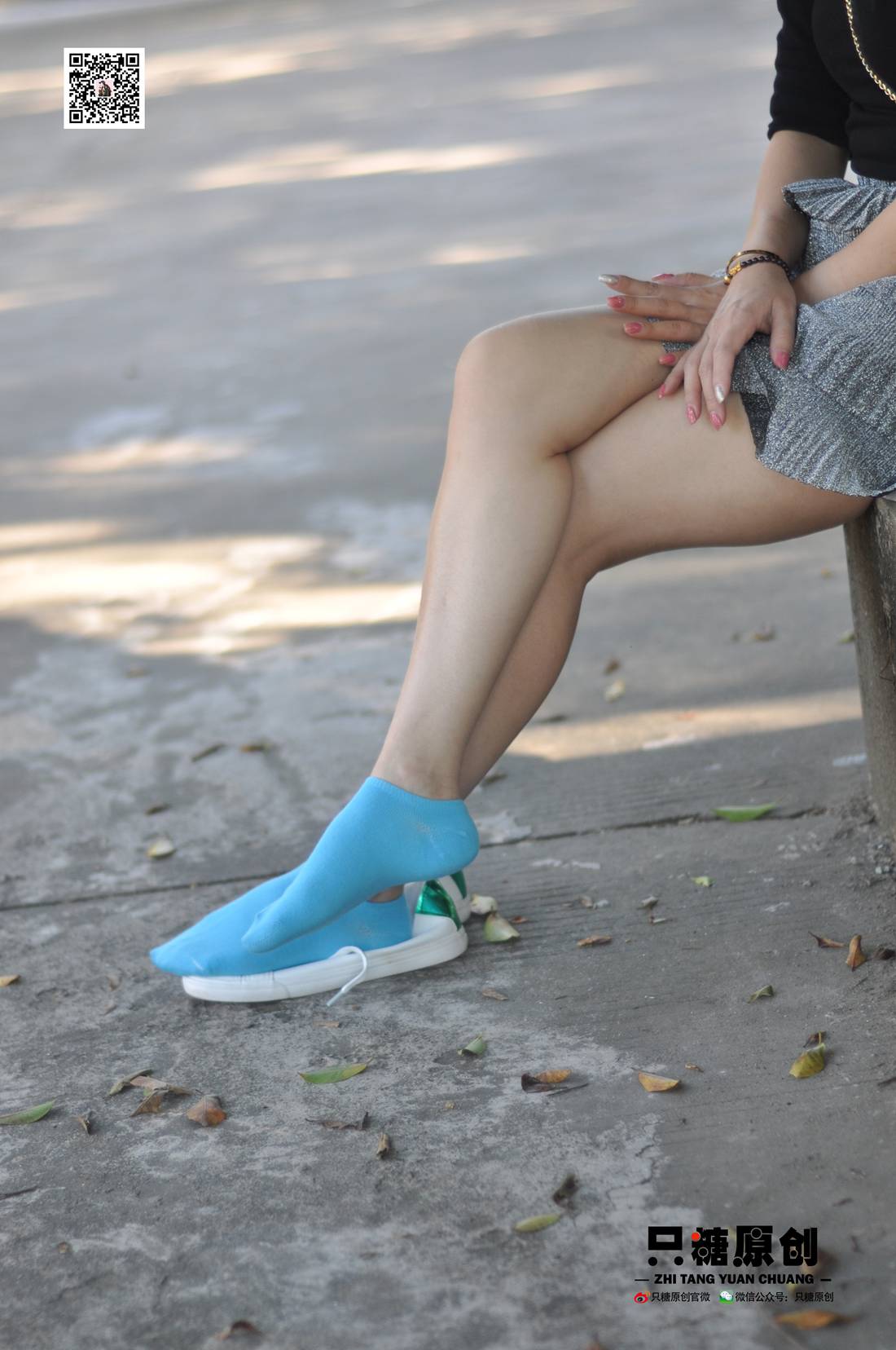 图片[156]-[只糖棉袜] NO.008 婷婷－小白鞋里的一抹蓝 在线浏览 – 速更版-美库