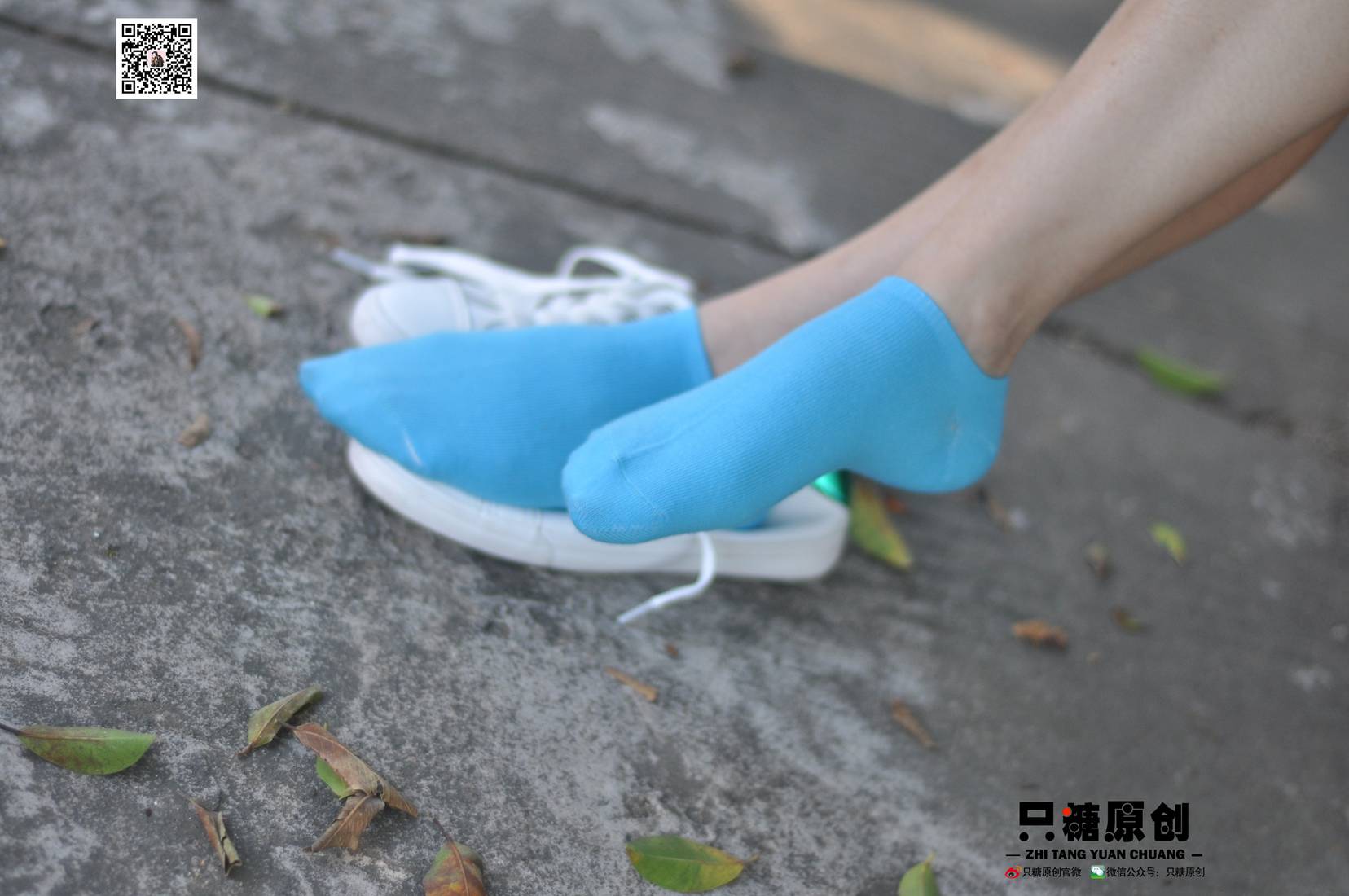 图片[16]-[只糖棉袜] NO.008 婷婷－小白鞋里的一抹蓝 在线浏览 – 速更版-美库