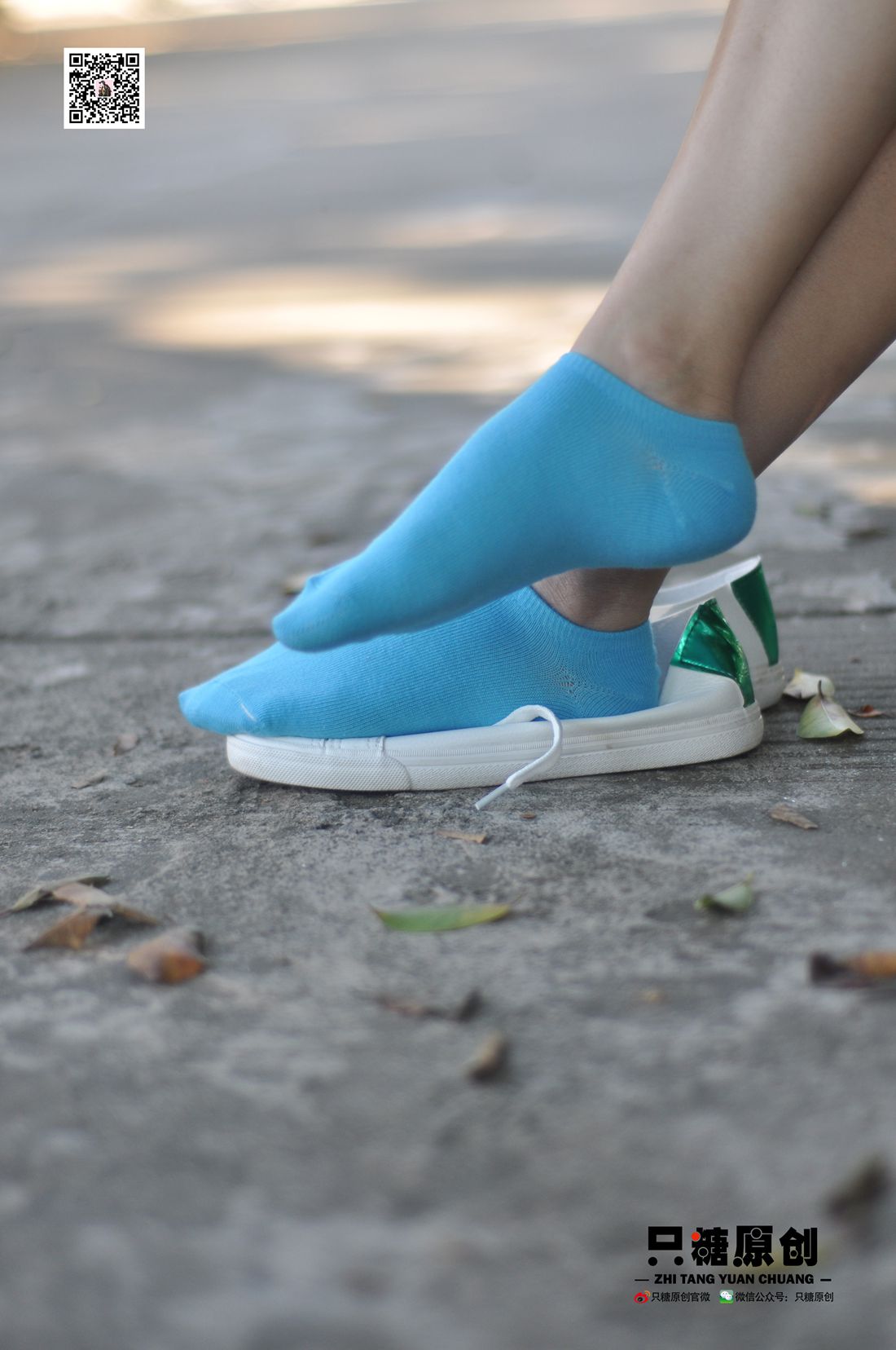 图片[39]-[只糖棉袜] NO.008 婷婷－小白鞋里的一抹蓝 在线浏览 – 速更版-美库