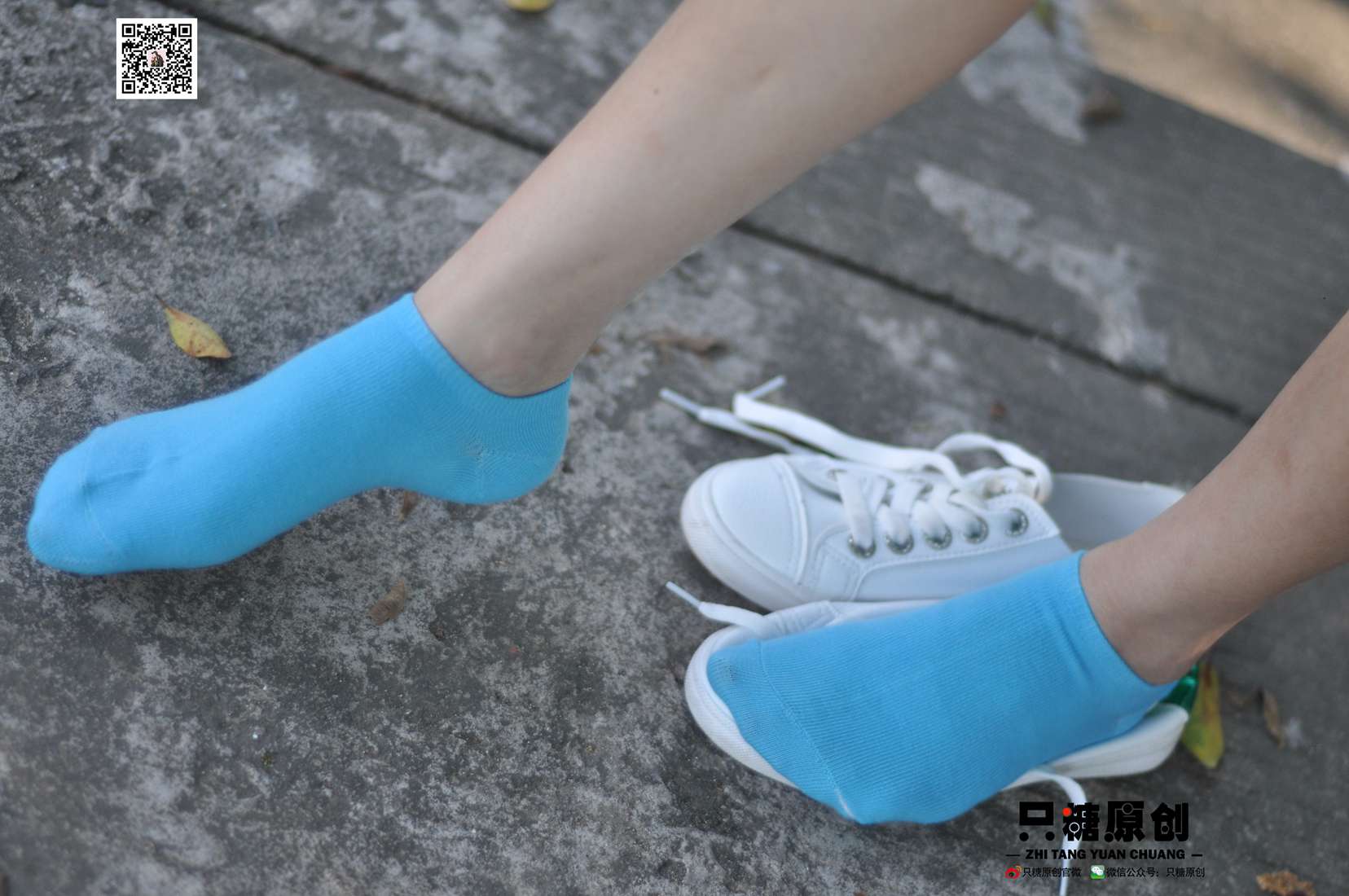 图片[132]-[只糖棉袜] NO.008 婷婷－小白鞋里的一抹蓝 在线浏览 – 速更版-美库