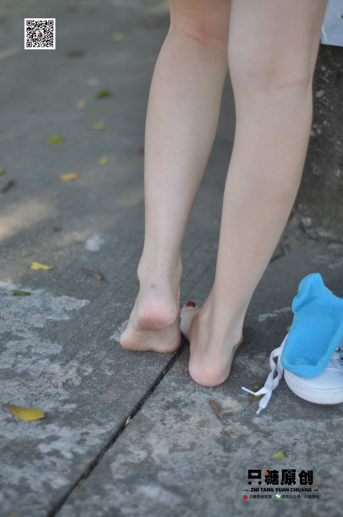 图片[12]-[只糖棉袜] NO.008 婷婷－小白鞋里的一抹蓝 在线浏览 – 速更版-美库