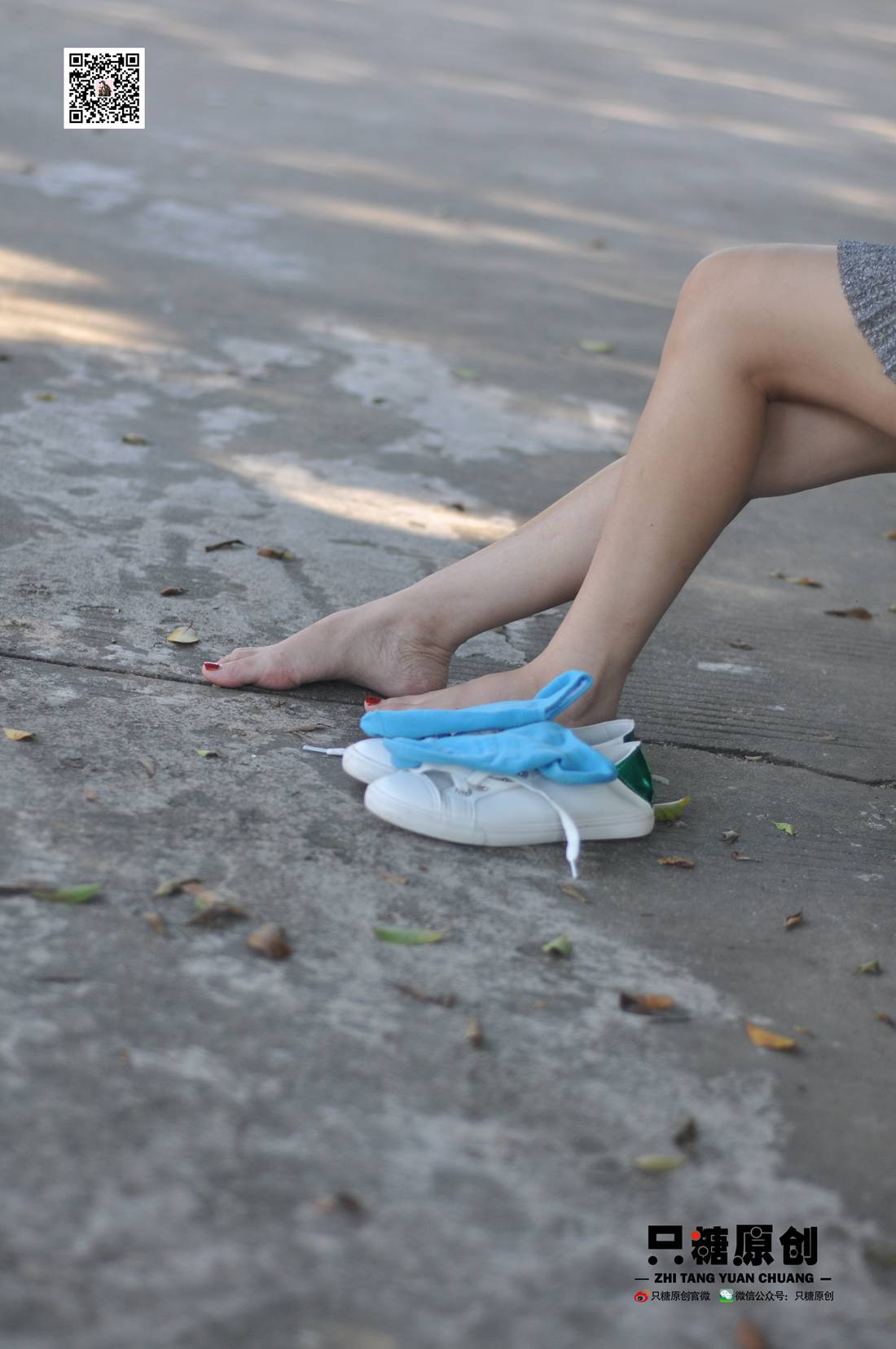 图片[90]-[只糖棉袜] NO.008 婷婷－小白鞋里的一抹蓝 在线浏览 – 速更版-美库