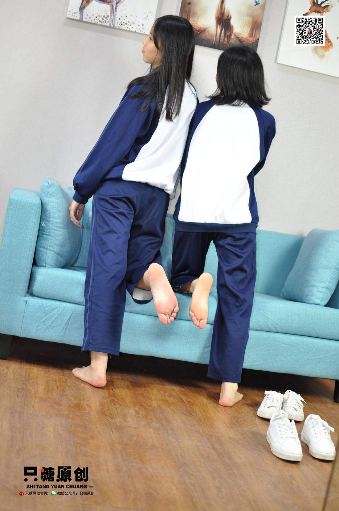 图片[17]-[只糖棉袜] NO.007 嘉欣&小枝－夏日里的两双小白鞋 在线浏览 – 速更版-美库