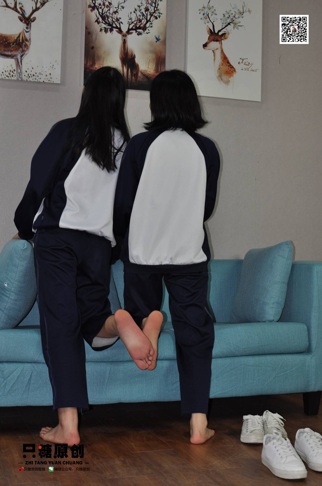 图片[19]-[只糖棉袜] NO.007 嘉欣&小枝－夏日里的两双小白鞋 在线浏览 – 速更版-美库