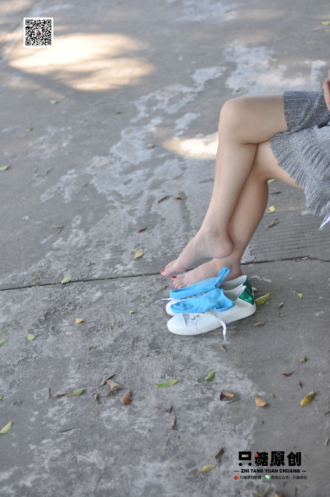 图片[114]-[只糖棉袜] NO.008 婷婷－小白鞋里的一抹蓝 在线浏览 – 速更版-美库