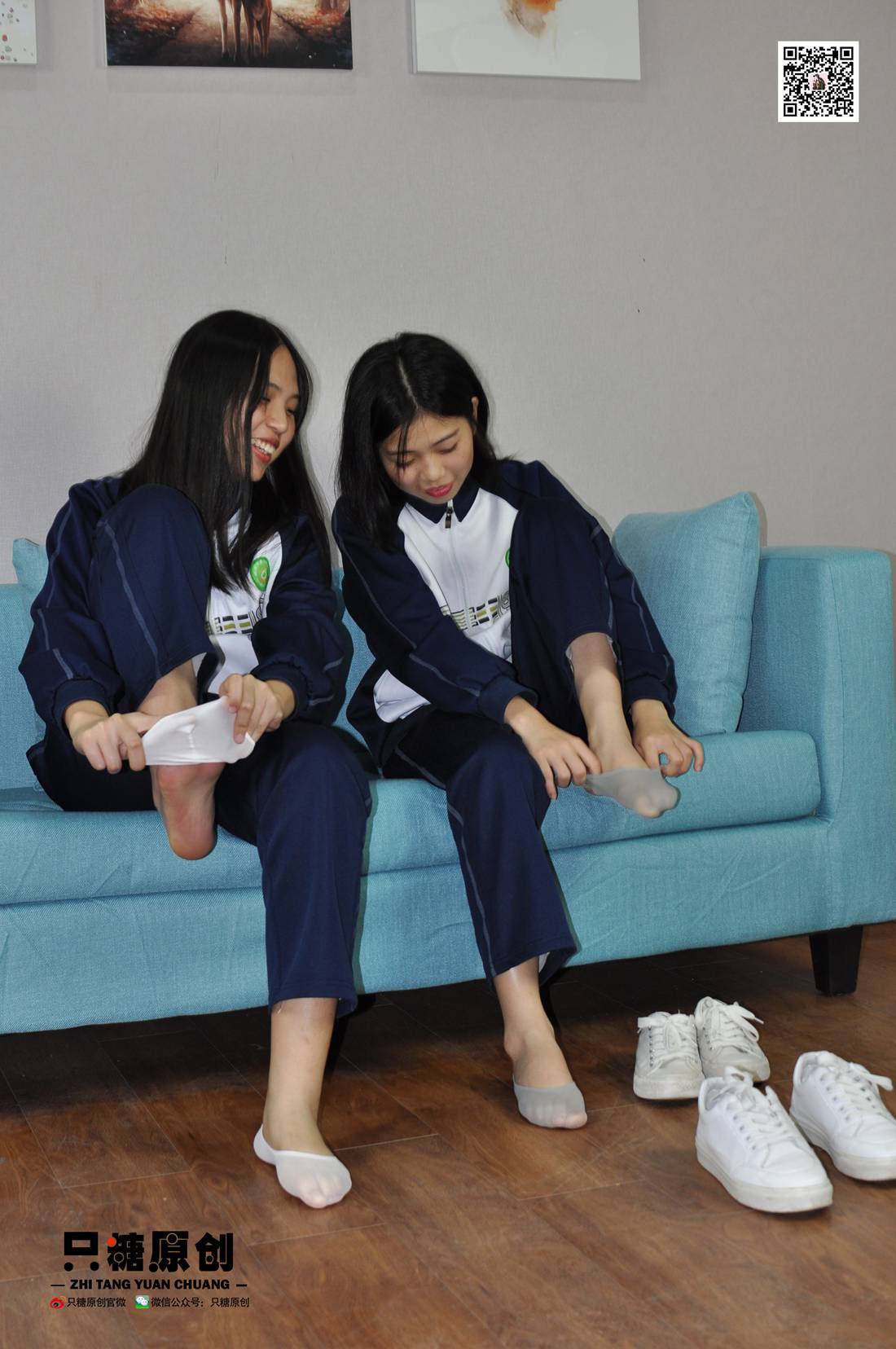 图片[13]-[只糖棉袜] NO.007 嘉欣&小枝－夏日里的两双小白鞋 在线浏览 – 速更版-美库