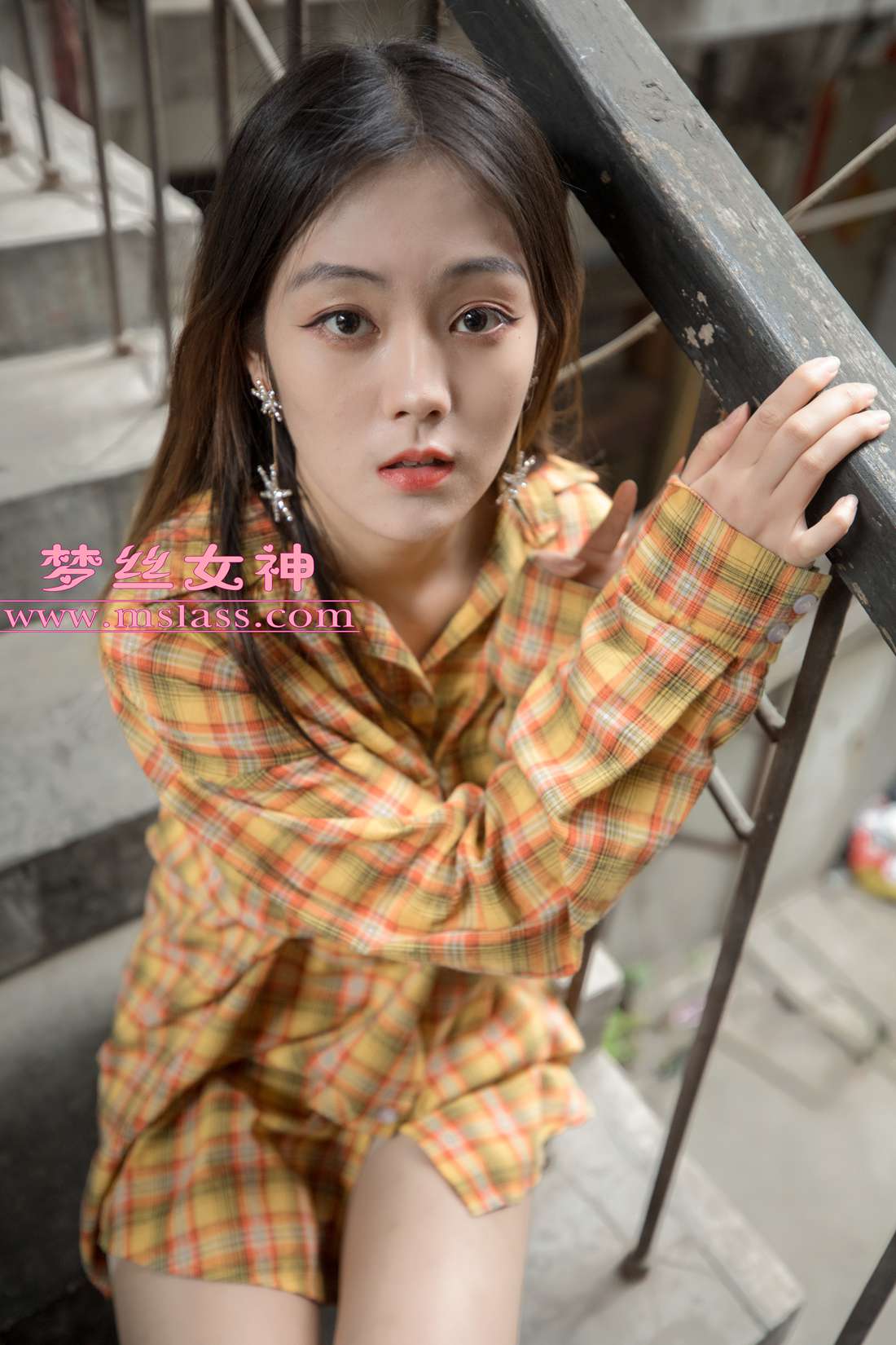 图片[65]-[MSLASS梦丝女神] 2019.04.23 梦素 复古楼的性感美 在线浏览 – 速更版-美库