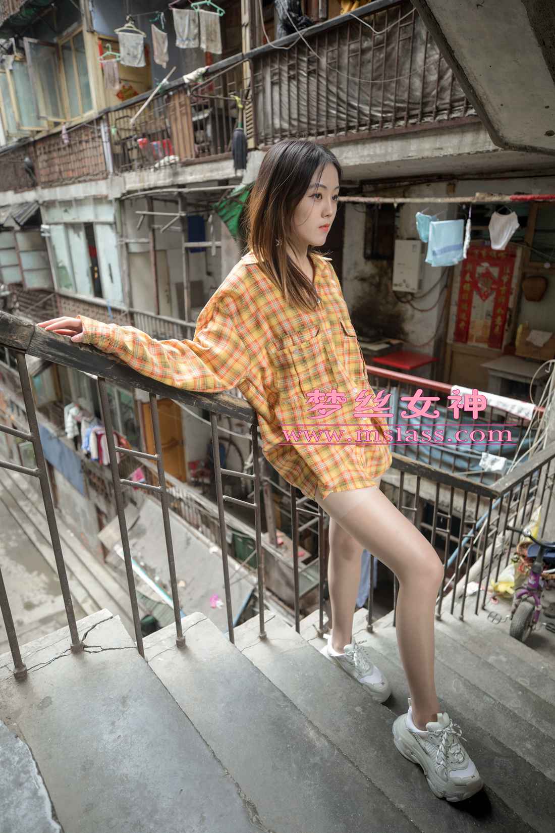 图片[41]-[MSLASS梦丝女神] 2019.04.23 梦素 复古楼的性感美 在线浏览 – 速更版-美库