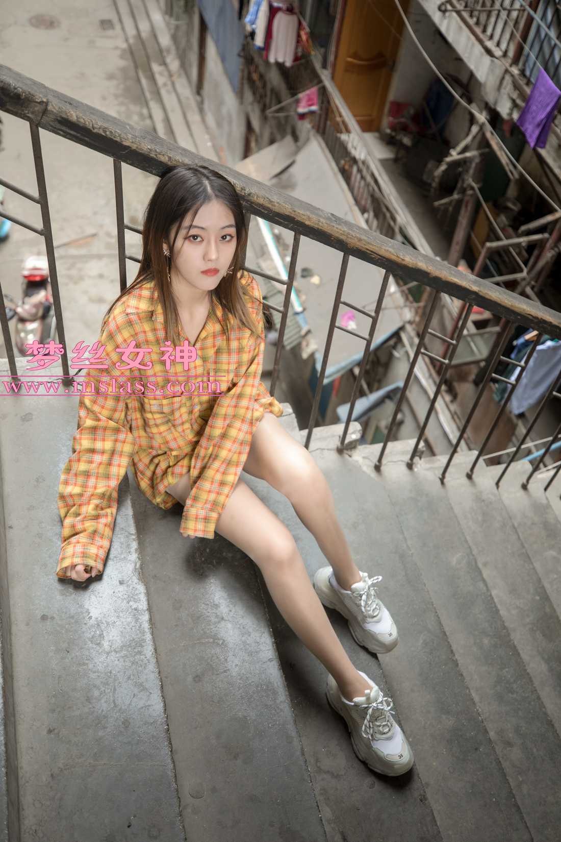 图片[15]-[MSLASS梦丝女神] 2019.04.23 梦素 复古楼的性感美 在线浏览 – 速更版-美库