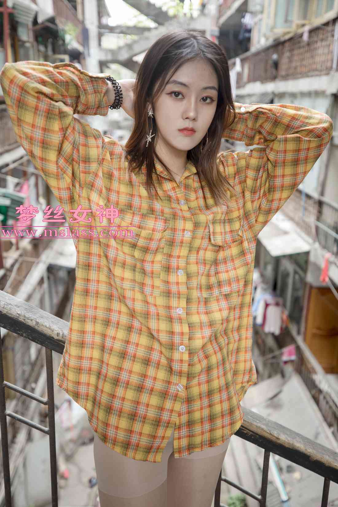 图片[58]-[MSLASS梦丝女神] 2019.04.23 梦素 复古楼的性感美 在线浏览 – 速更版-美库