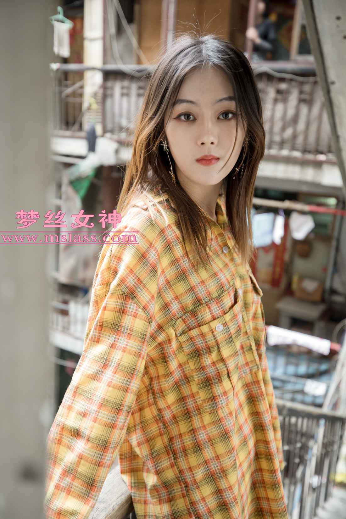 图片[63]-[MSLASS梦丝女神] 2019.04.23 梦素 复古楼的性感美 在线浏览 – 速更版-美库