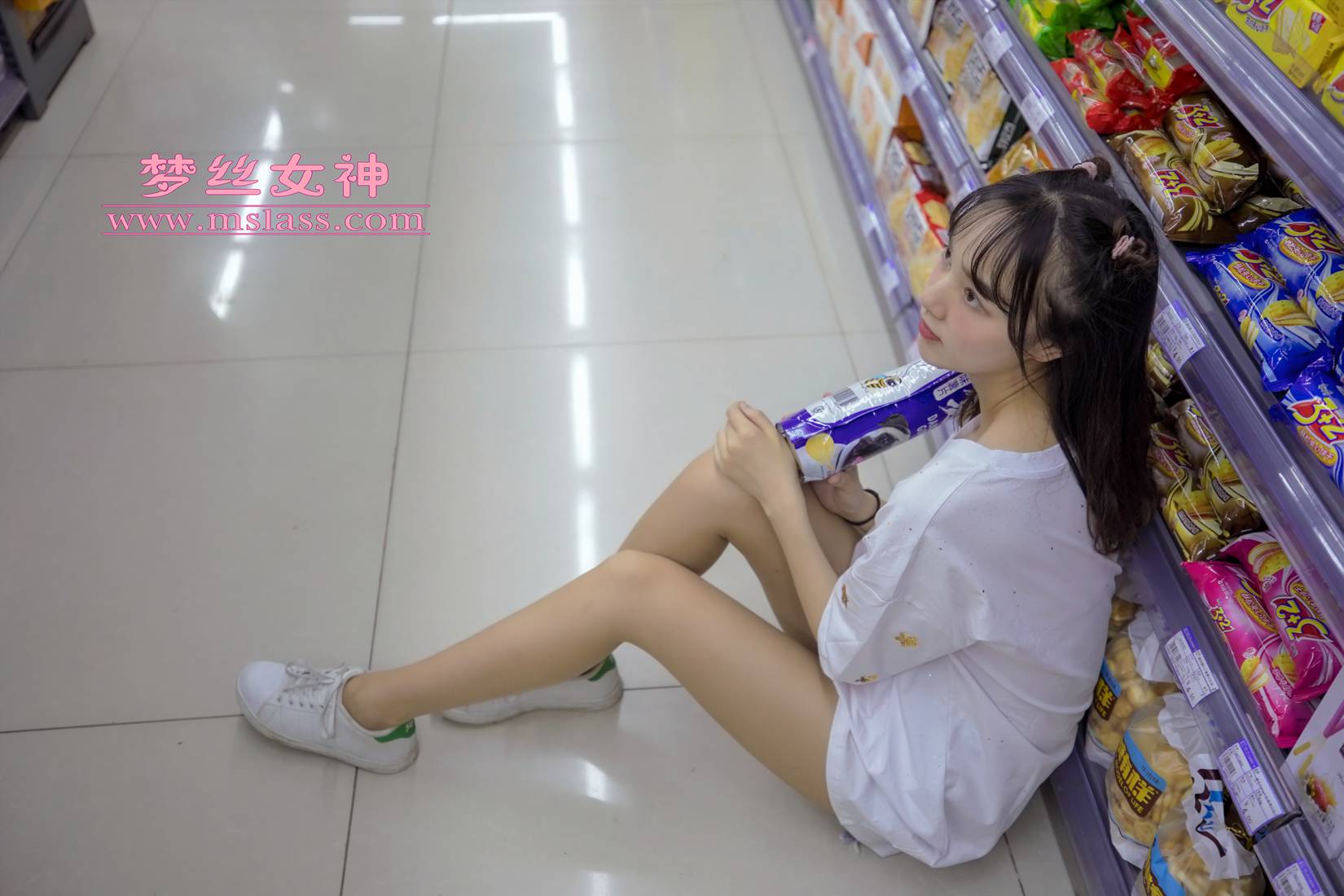 图片[40]-[MSLASS梦丝女神] 2019.05.03 玥玥 超市的吃货少女 在线浏览 – 速更版-美库