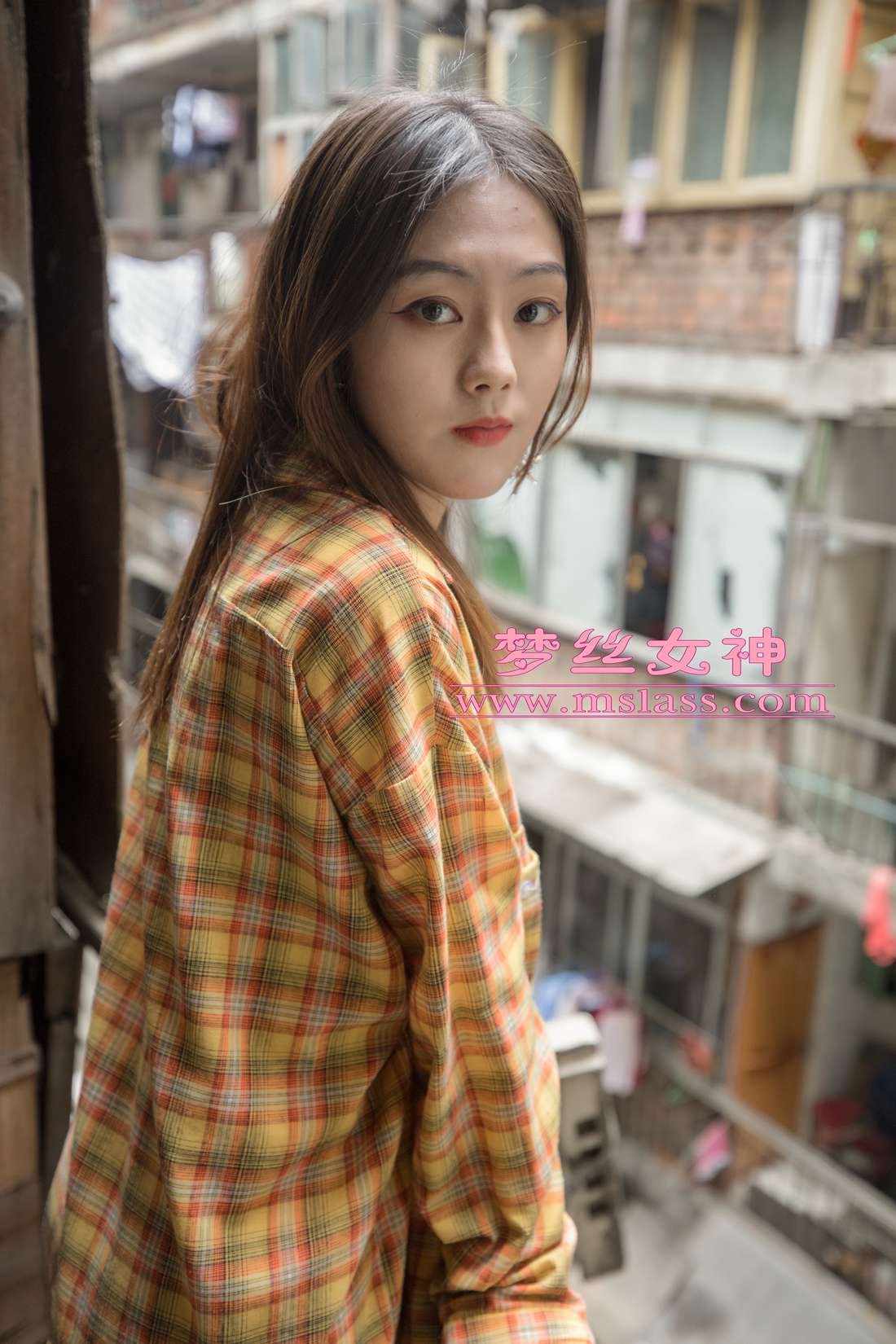 图片[5]-[MSLASS梦丝女神] 2019.04.23 梦素 复古楼的性感美 在线浏览 – 速更版-美库