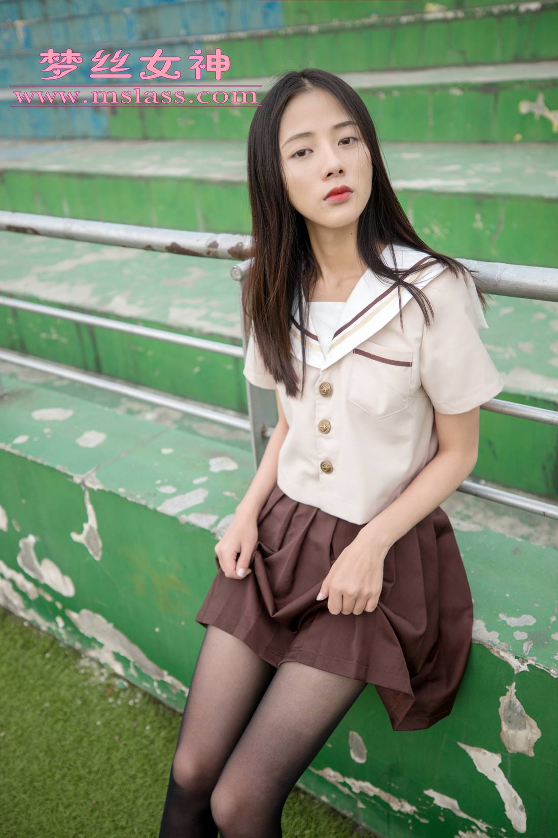 图片[53]-[MSLASS梦丝女神] 2019.05.03 雪馨 学院的JK黑丝袜 在线浏览 – 速更版-美库