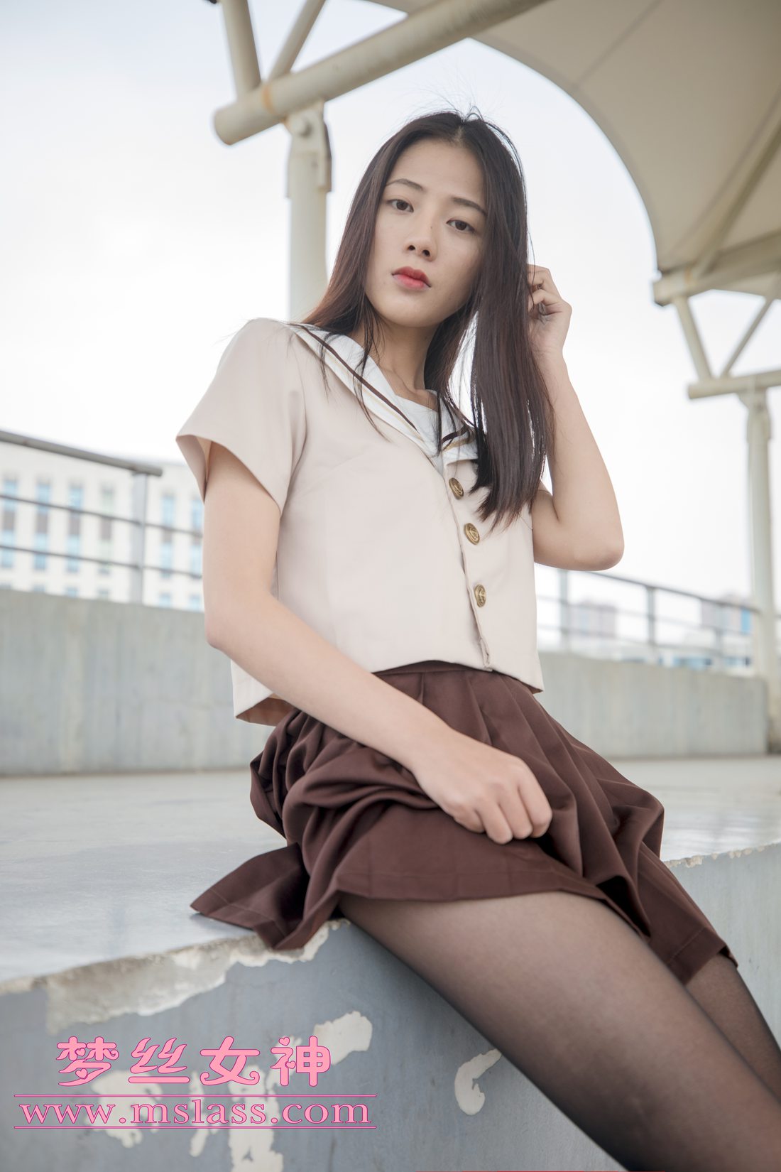 图片[32]-[MSLASS梦丝女神] 2019.05.03 雪馨 学院的JK黑丝袜 在线浏览 – 速更版-美库