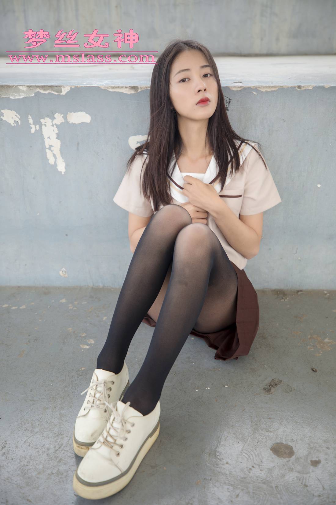 图片[79]-[MSLASS梦丝女神] 2019.05.03 雪馨 学院的JK黑丝袜 在线浏览 – 速更版-美库