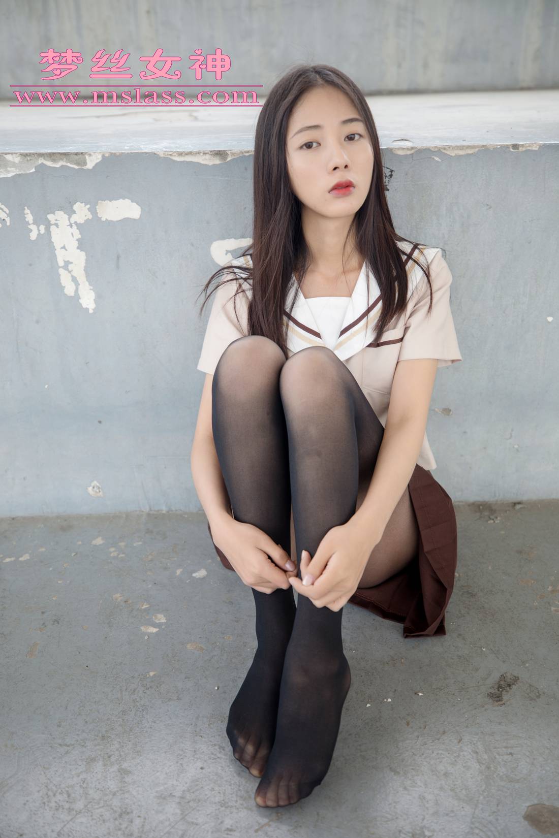 图片[45]-[MSLASS梦丝女神] 2019.05.03 雪馨 学院的JK黑丝袜 在线浏览 – 速更版-美库