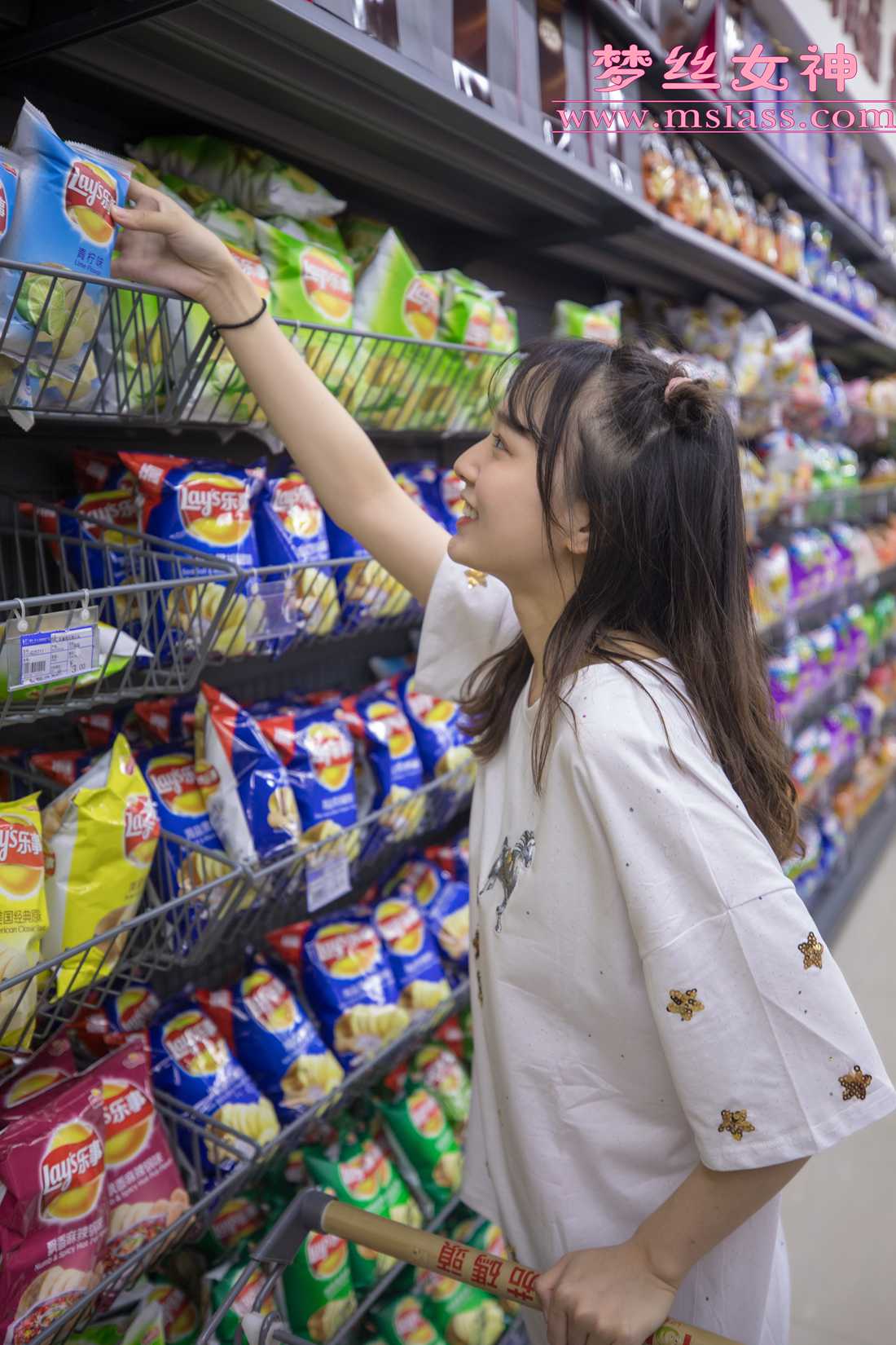 图片[20]-[MSLASS梦丝女神] 2019.05.03 玥玥 超市的吃货少女 在线浏览 – 速更版-美库