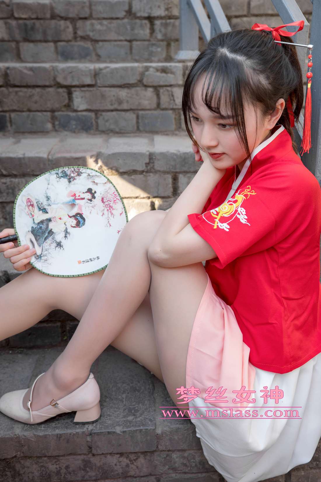 图片[74]-[MSLASS梦丝女神] 2019.05.06 玥玥 长城古风少女 在线浏览 – 速更版-美库