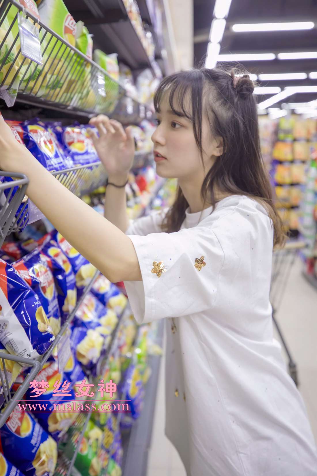 图片[39]-[MSLASS梦丝女神] 2019.05.03 玥玥 超市的吃货少女 在线浏览 – 速更版-美库