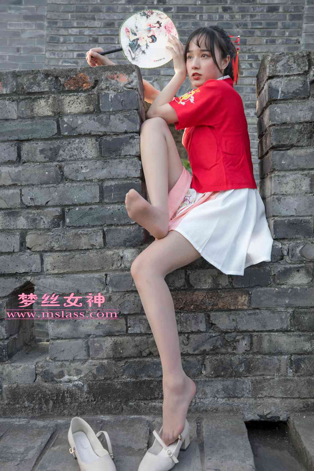 图片[52]-[MSLASS梦丝女神] 2019.05.06 玥玥 长城古风少女 在线浏览 – 速更版-美库