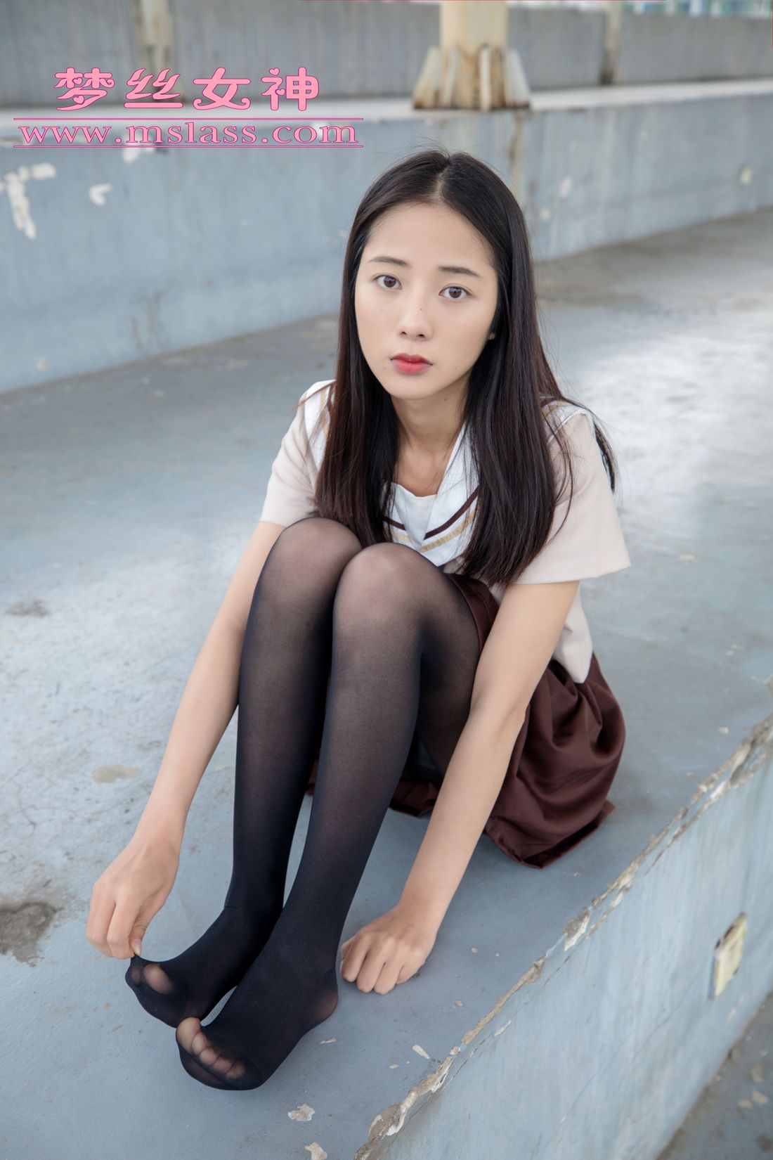 图片[33]-[MSLASS梦丝女神] 2019.05.03 雪馨 学院的JK黑丝袜 在线浏览 – 速更版-美库