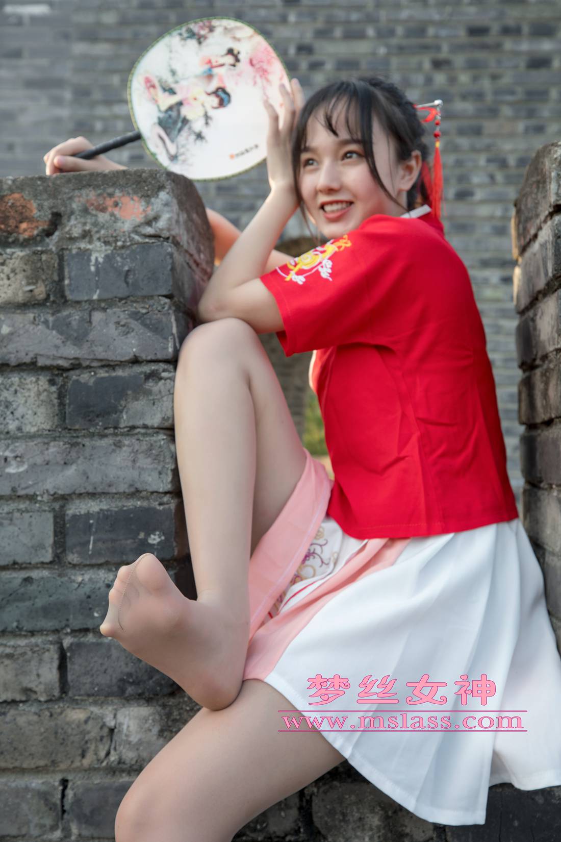 图片[88]-[MSLASS梦丝女神] 2019.05.06 玥玥 长城古风少女 在线浏览 – 速更版-美库