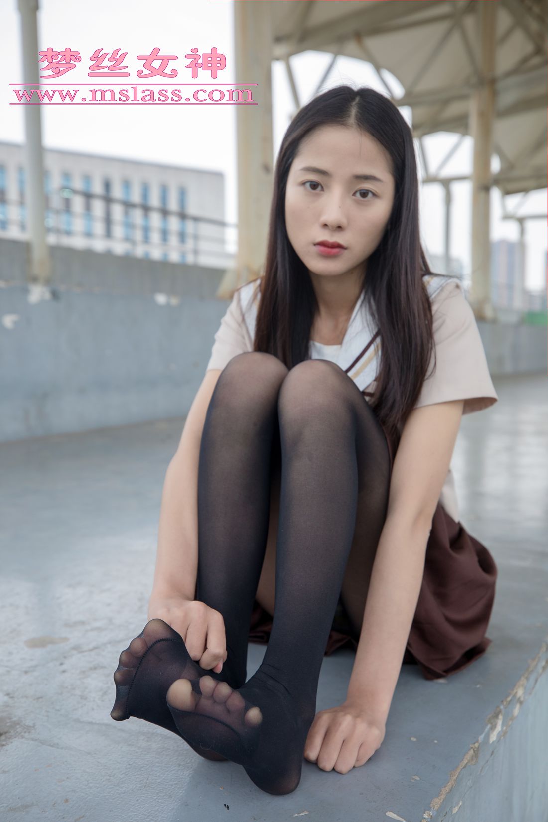 图片[3]-[MSLASS梦丝女神] 2019.05.03 雪馨 学院的JK黑丝袜 在线浏览 – 速更版-美库