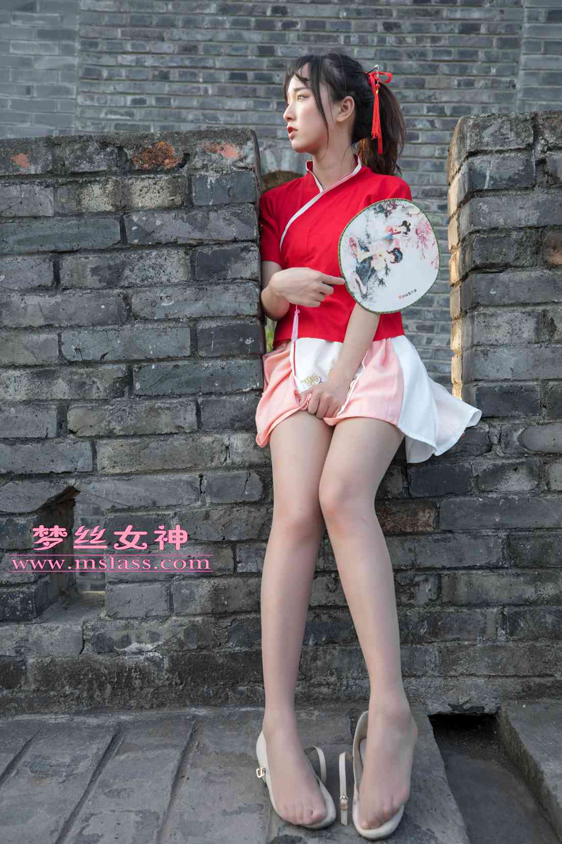 图片[75]-[MSLASS梦丝女神] 2019.05.06 玥玥 长城古风少女 在线浏览 – 速更版-美库