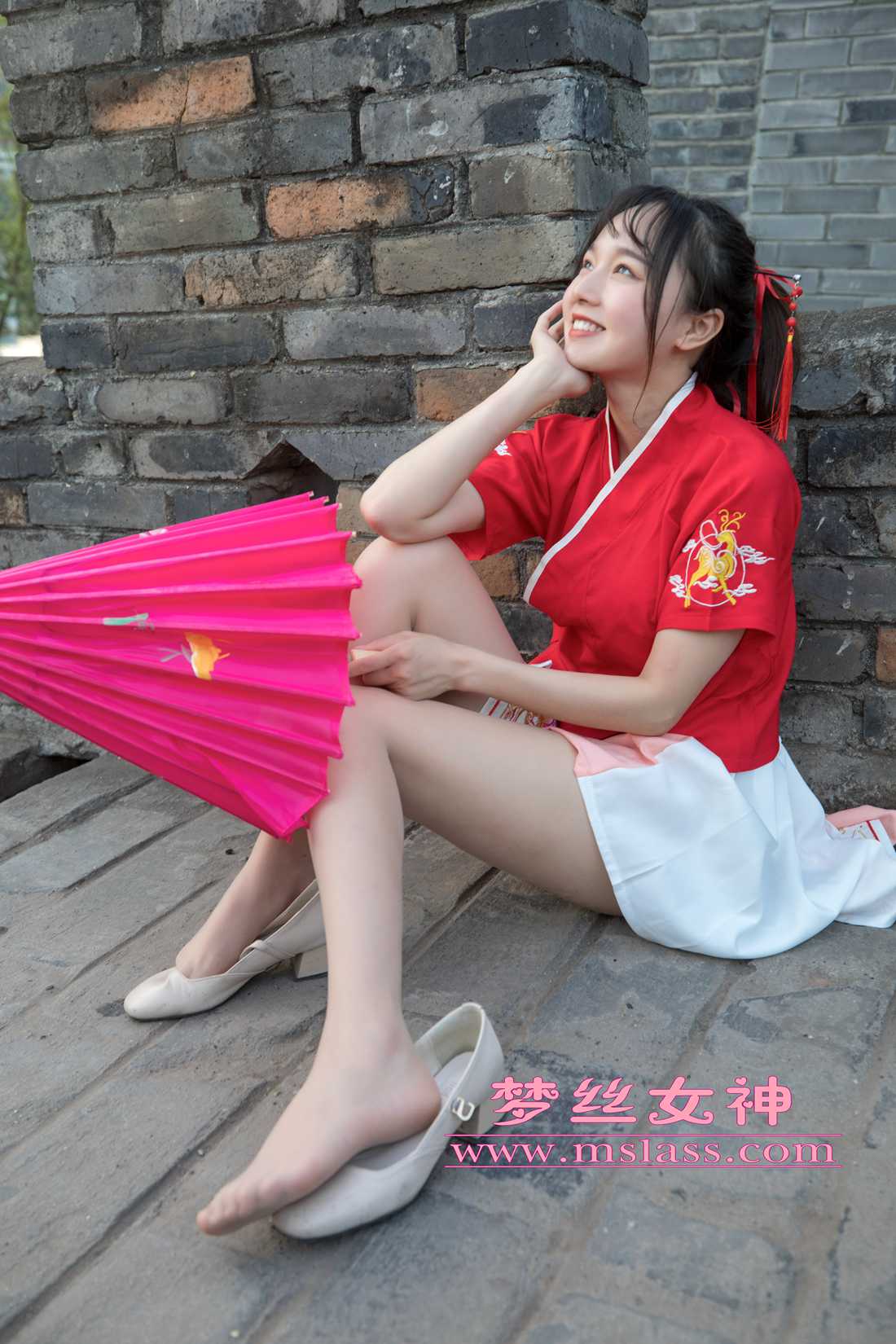图片[14]-[MSLASS梦丝女神] 2019.05.06 玥玥 长城古风少女 在线浏览 – 速更版-美库