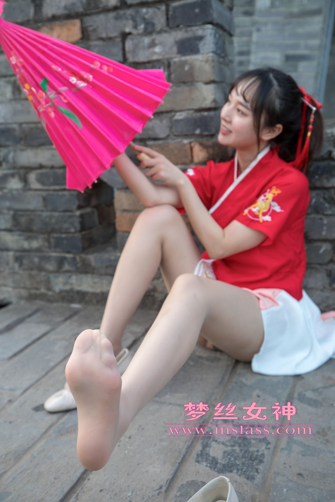 图片[56]-[MSLASS梦丝女神] 2019.05.06 玥玥 长城古风少女 在线浏览 – 速更版-美库