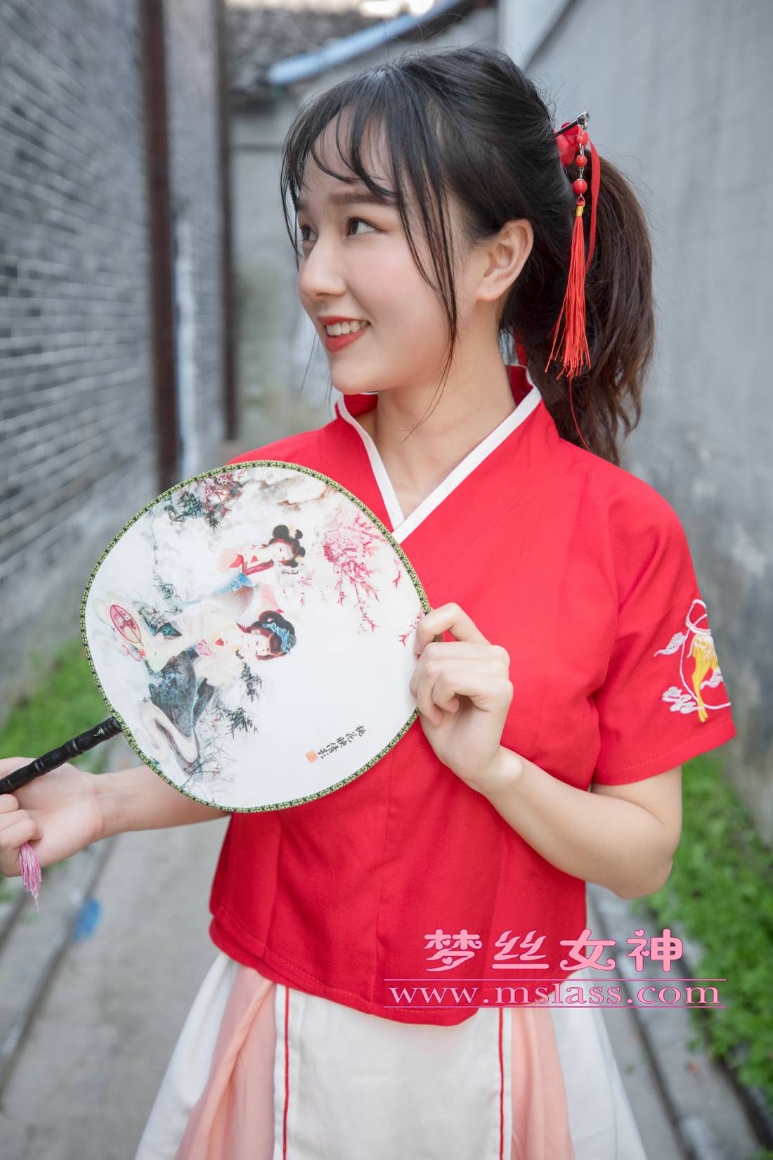 图片[78]-[MSLASS梦丝女神] 2019.05.06 玥玥 长城古风少女 在线浏览 – 速更版-美库