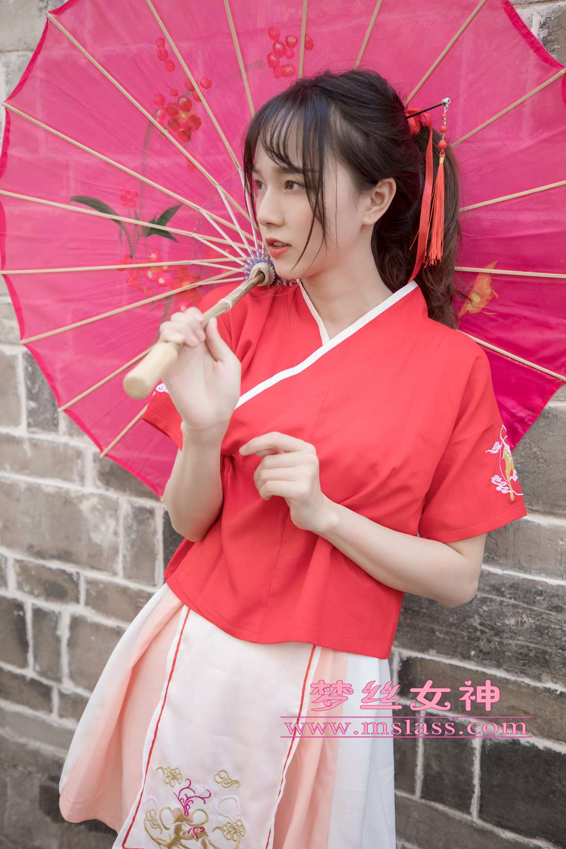 图片[29]-[MSLASS梦丝女神] 2019.05.06 玥玥 长城古风少女 在线浏览 – 速更版-美库