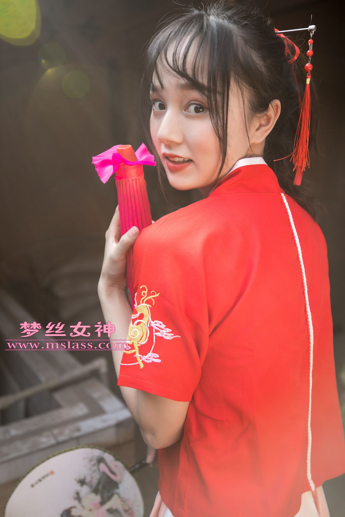 图片[15]-[MSLASS梦丝女神] 2019.05.06 玥玥 长城古风少女 在线浏览 – 速更版-美库