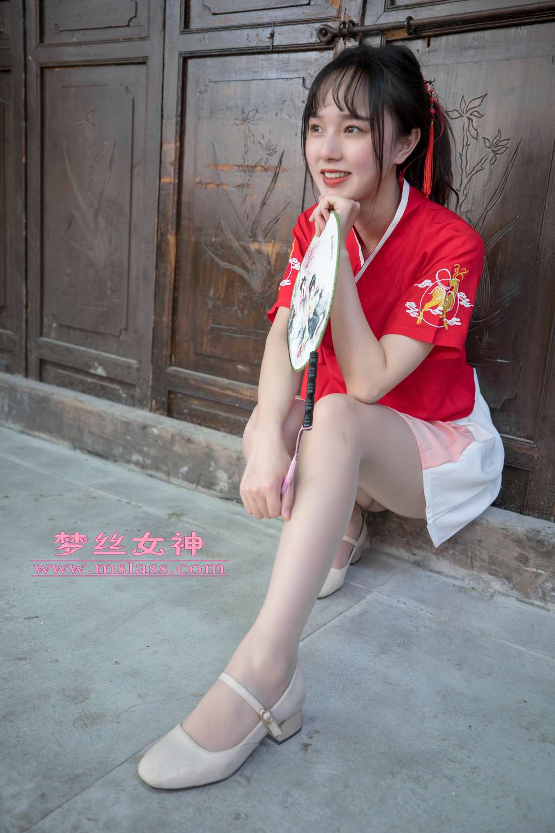 图片[55]-[MSLASS梦丝女神] 2019.05.06 玥玥 长城古风少女 在线浏览 – 速更版-美库