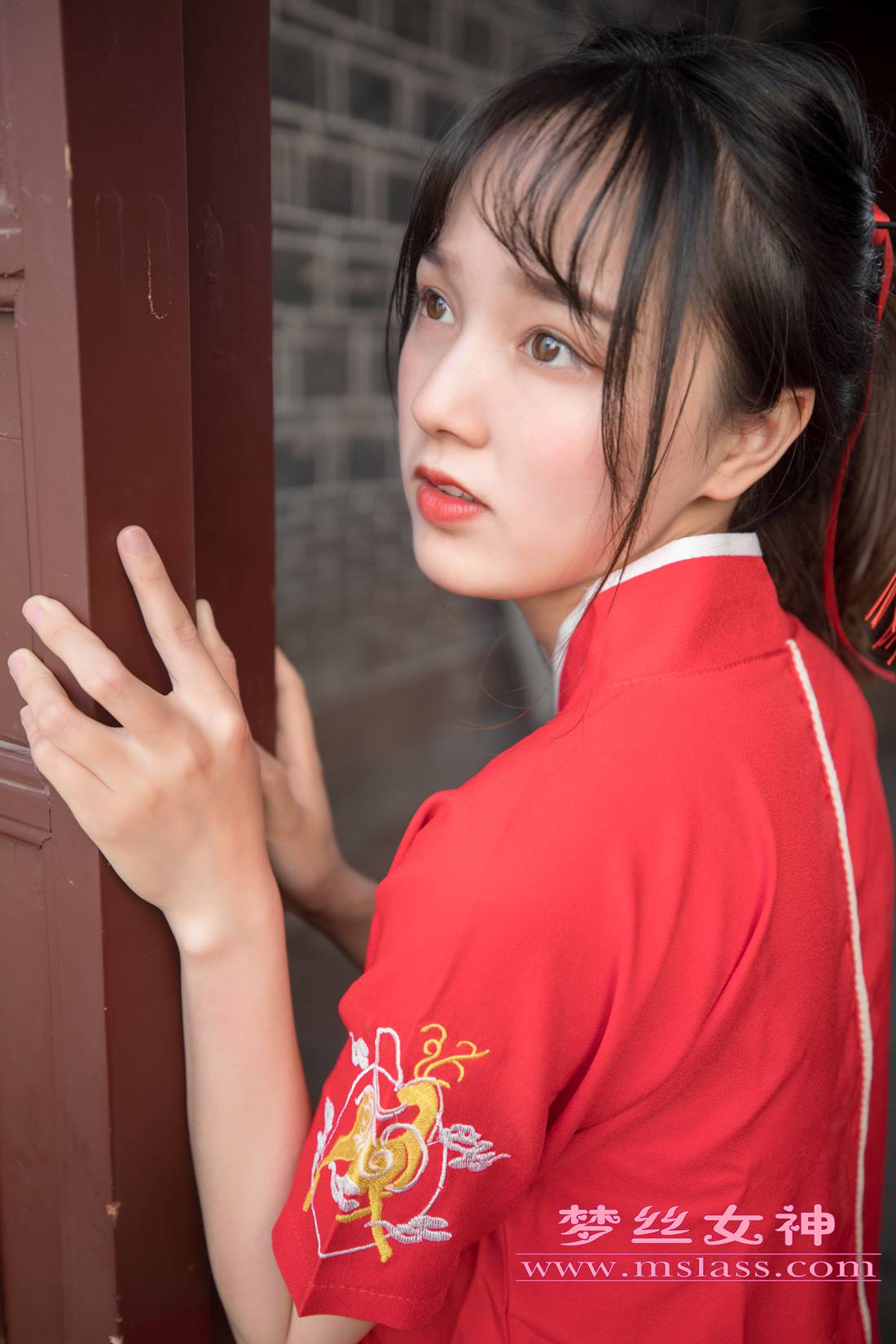 图片[60]-[MSLASS梦丝女神] 2019.05.06 玥玥 长城古风少女 在线浏览 – 速更版-美库
