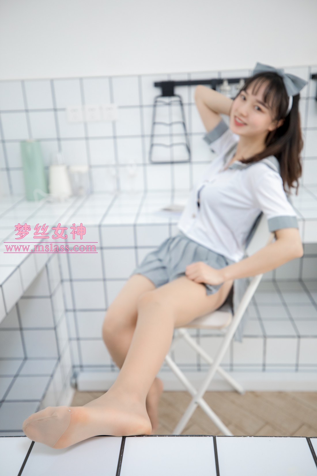 图片[60]-[MSLASS梦丝女神] 2019.05.27 玥玥 白色丝袜空间 在线浏览 – 速更版-美库