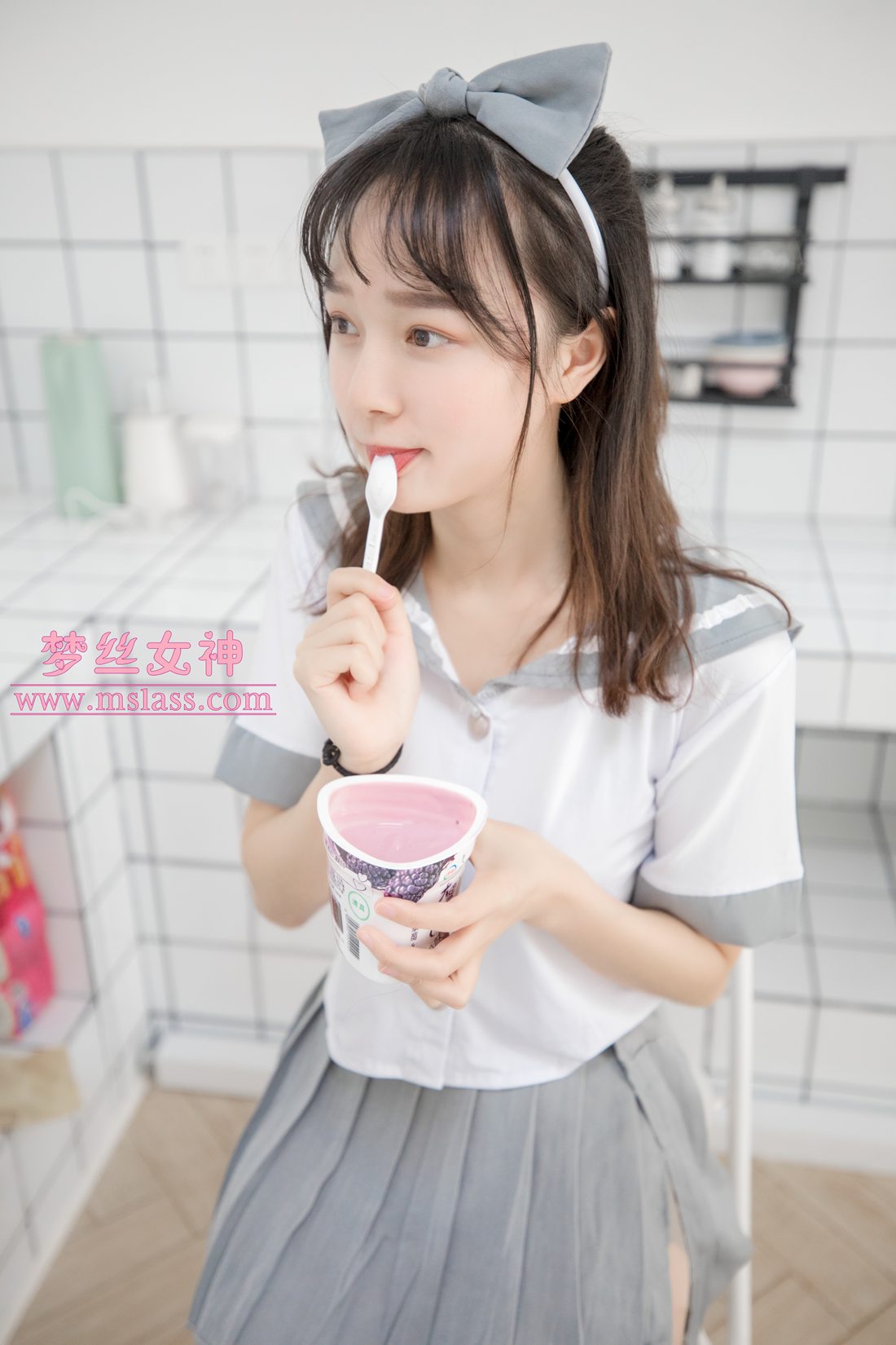 图片[67]-[MSLASS梦丝女神] 2019.05.27 玥玥 白色丝袜空间 在线浏览 – 速更版-美库