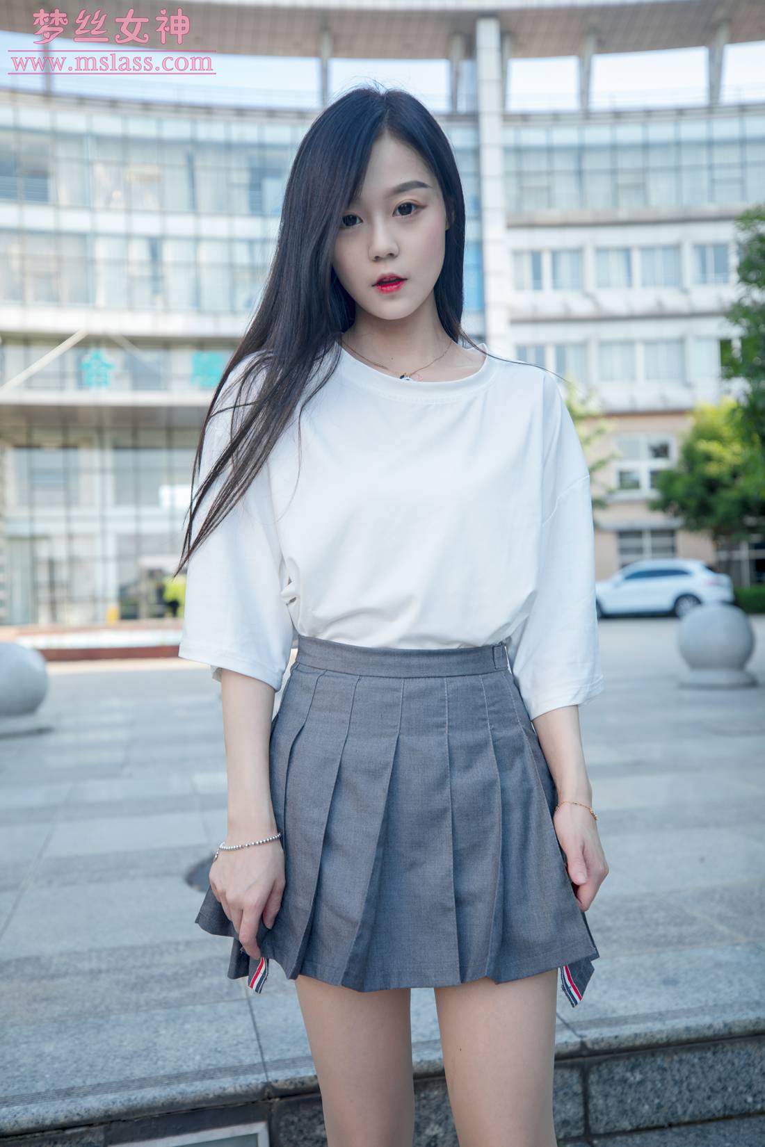 图片[63]-[MSLASS梦丝女神] 2019.06.14 灵灵 甜静的明星脸 在线浏览 – 速更版-美库