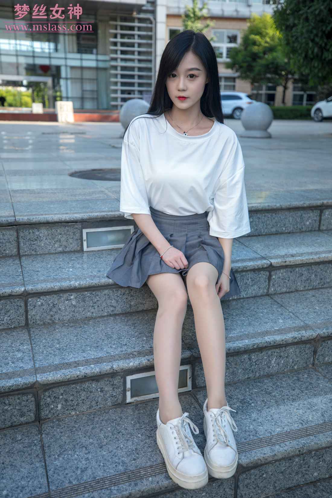 图片[56]-[MSLASS梦丝女神] 2019.06.14 灵灵 甜静的明星脸 在线浏览 – 速更版-美库